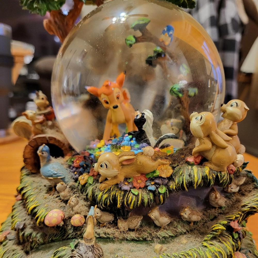 1942 Bambi musical snow globe